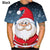 "Cartoon Santa" Short-Sleeve Rashguard