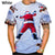 "Santa Got Run Over By A Reindeer" Short-Sleeve Rashguard