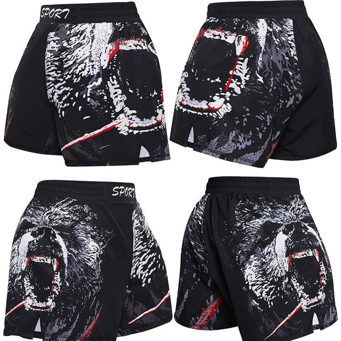 "Angry Grizzly" Kids Shorts - Affordable Rashguards