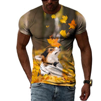 "Autumn Leaves" Short-Sleeve Rashguard - Affordable Rashguards