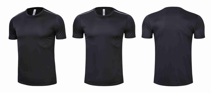 Basic Black Short-Sleeve Rashguard - Affordable Rashguards