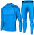 Basic Blue Long-Sleeve Rashguard & Spats Set - Affordable Rashguards