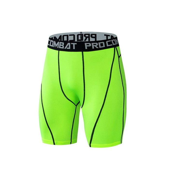 Basic Lime Fight Shorts - Affordable Rashguards