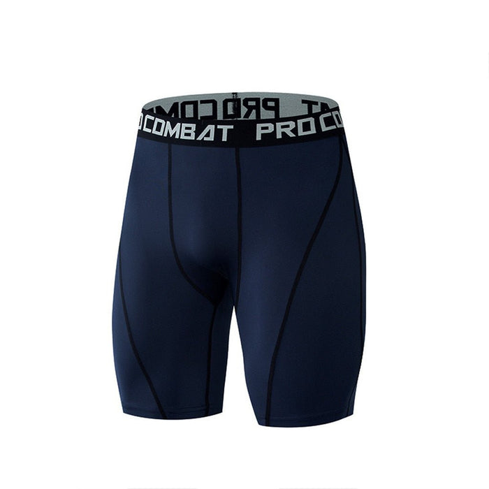 Basic Navy Fight Shorts - Affordable Rashguards