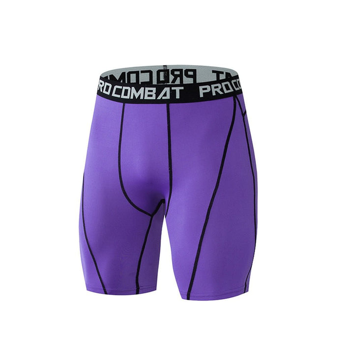Basic Purple Fight Shorts - Affordable Rashguards