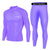 Basic Purple Long-Sleeve Rashguard & Spats Set - Affordable Rashguards