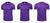 Basic Purple Short-Sleeve Rashguard - Affordable Rashguards