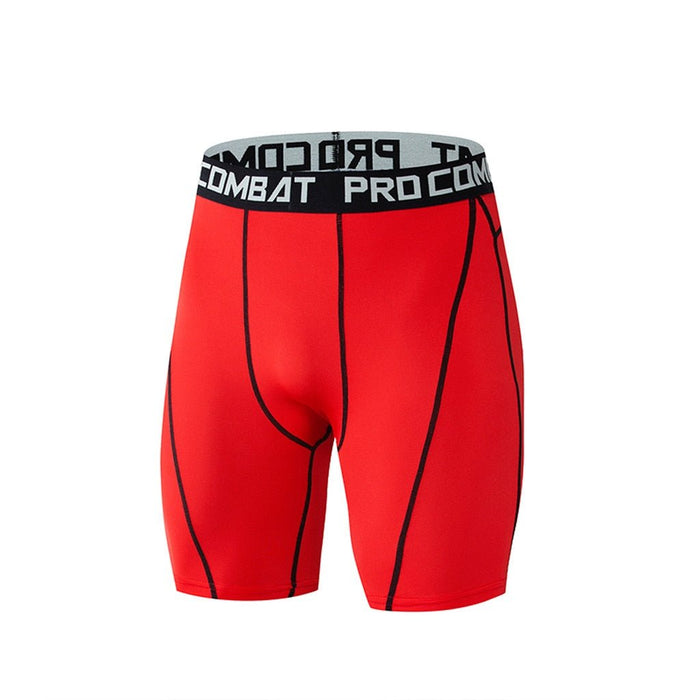 Basic Red Fight Shorts - Affordable Rashguards