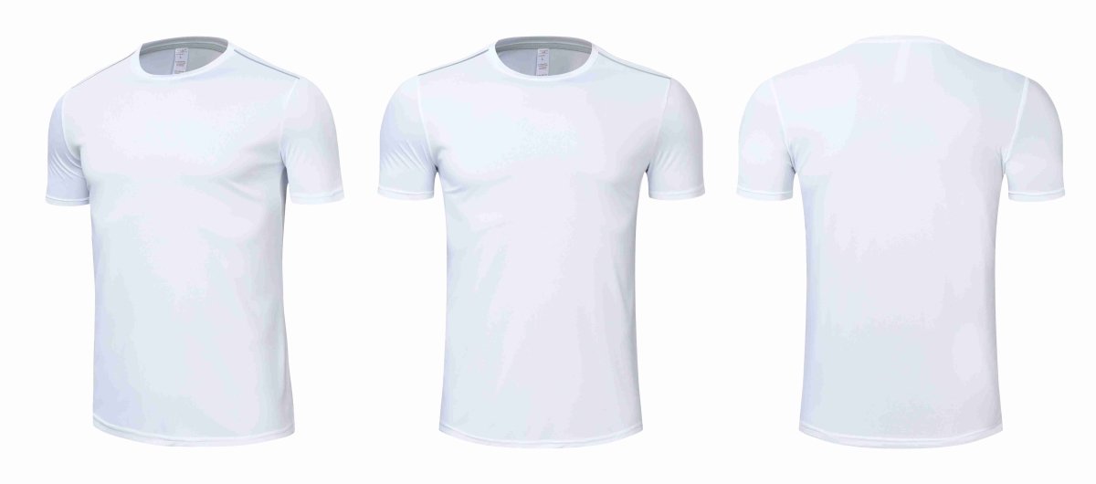 Basic White Short-Sleeve Rashguard - Affordable Rashguards