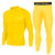 Basic Yellow Long-Sleeve Rashguard & Spats Set - Affordable Rashguards