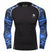 "Blue Lines" Long-Sleeve Rashguard - Affordable Rashguards