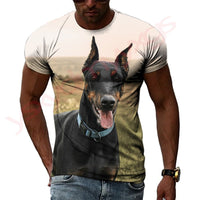 "Doberman Kisses" Short-Sleeve Rashguard - Affordable Rashguards