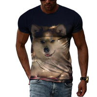 "Doge In The Lights" Short-Sleeve Rashguard - Affordable Rashguards