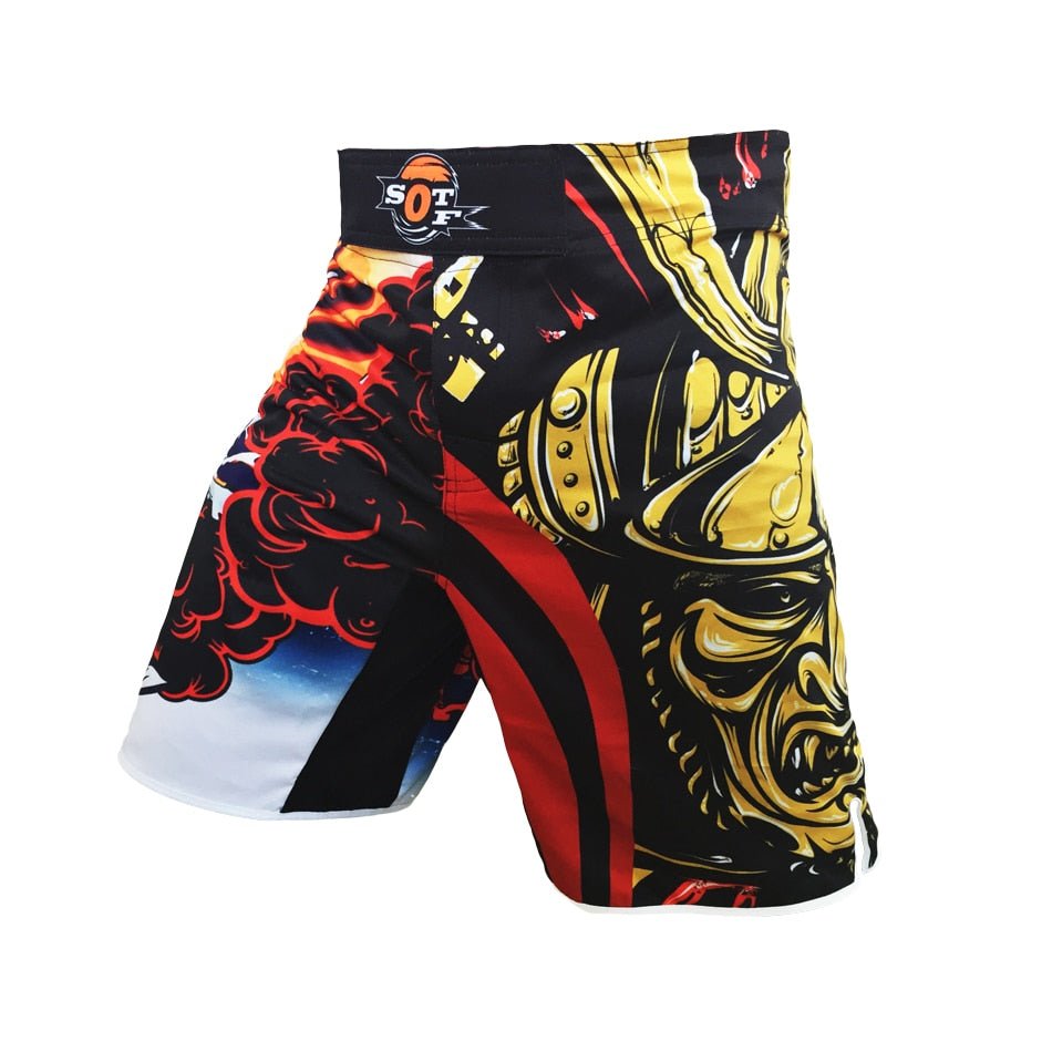 "Gilded Samurai" Fight Shorts - Affordable Rashguards