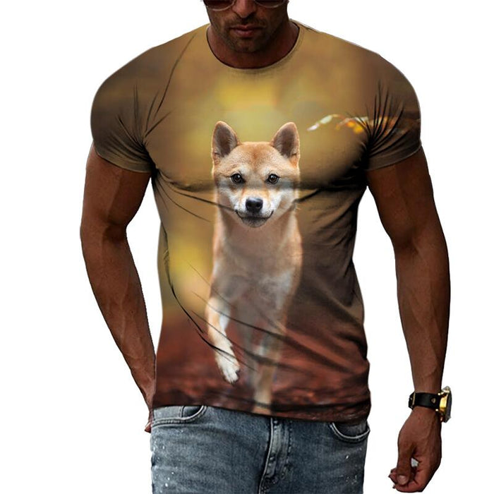 "Golden Doge" Short-Sleeve Rashguard - Affordable Rashguards