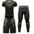 "Golden Insect" Short-Sleeve Rashguard, Shorts, & Spats Set - Affordable Rashguards