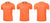Kids Basic Orange Short-Sleeve Rashguard - Affordable Rashguards