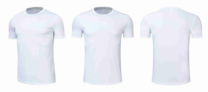 Kids Basic White Short-Sleeve Rashguard - Affordable Rashguards
