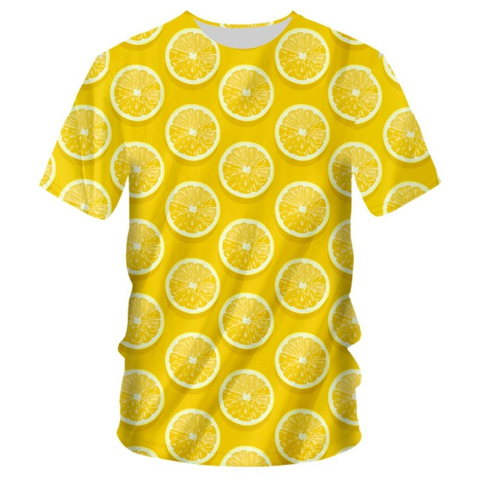 "Lemonade Fun" Short-Sleeve Rashguard - Affordable Rashguards