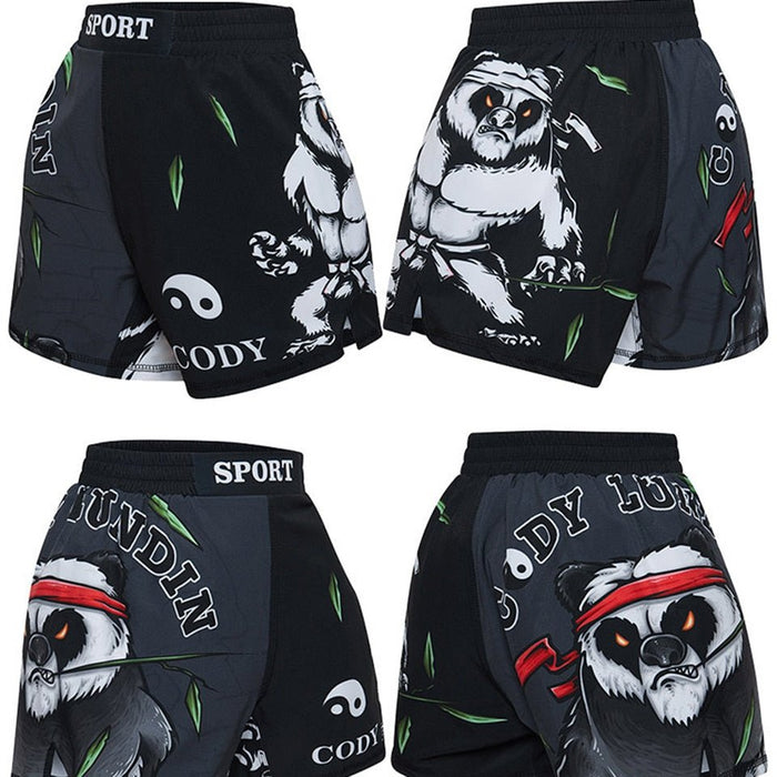 "Panda-Monium" Kids Shorts - Affordable Rashguards