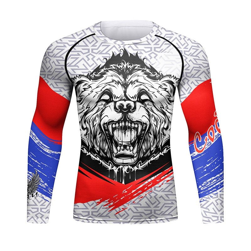 "Pride Bear" Long-Sleeve Rashguard - Affordable Rashguards