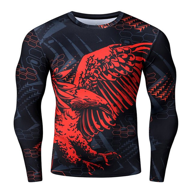 "Red Griffin" Long-Sleeve Rashguard - Affordable Rashguards